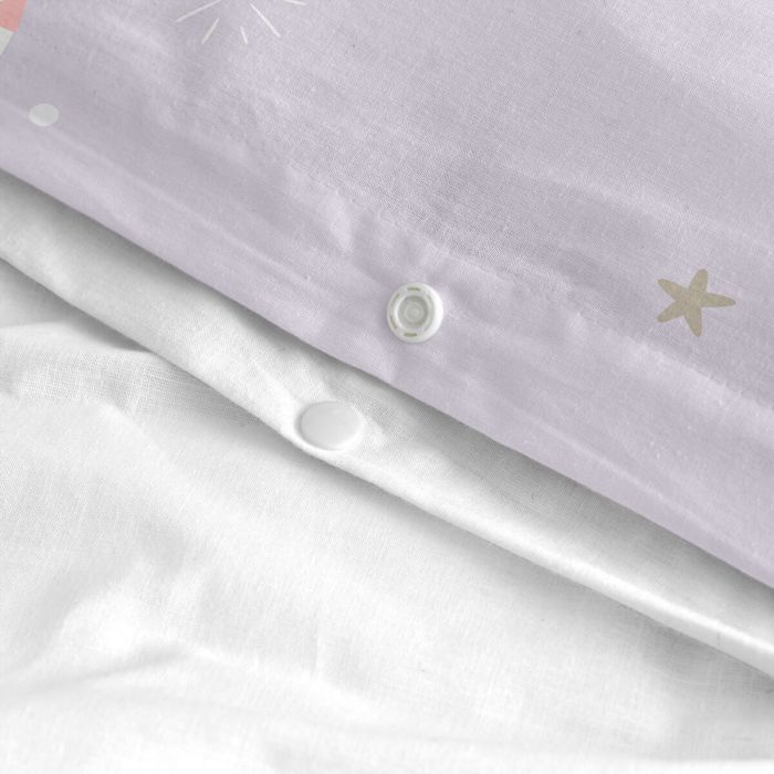 Parure de couette HappyFriday Moshi Moshi Moons Multicouleur Lit 1 persone 2 Pièces 1