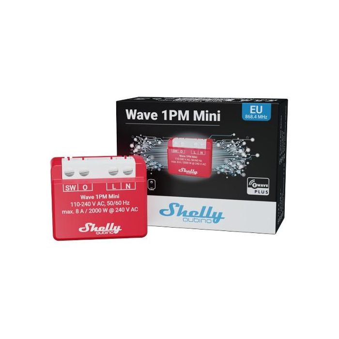 Shelly Relais "Wave 1PM Mini" Z-Wave 5 Shelly Relais "Wave 1PM Mini" Z-Wave 5