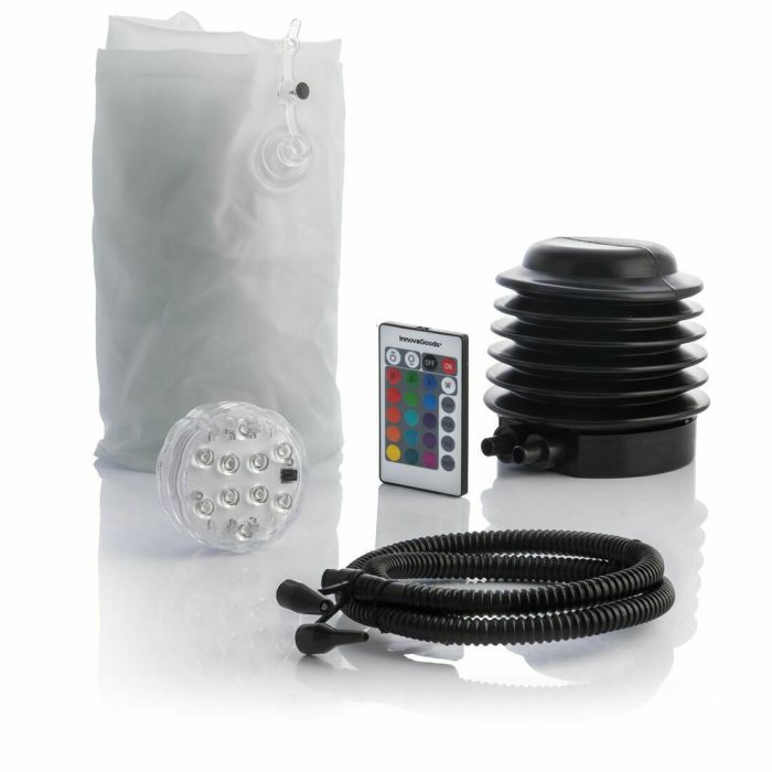 Pack Fauteuil Gonflable avec LED Multicolore et Siège gonflable avec LED multicolore et télécommande InnovaGoods 8 Pack Fauteuil Gonflable avec LED Multicolore et Siège gonflable avec LED multicolore et télécommande InnovaGoods 8