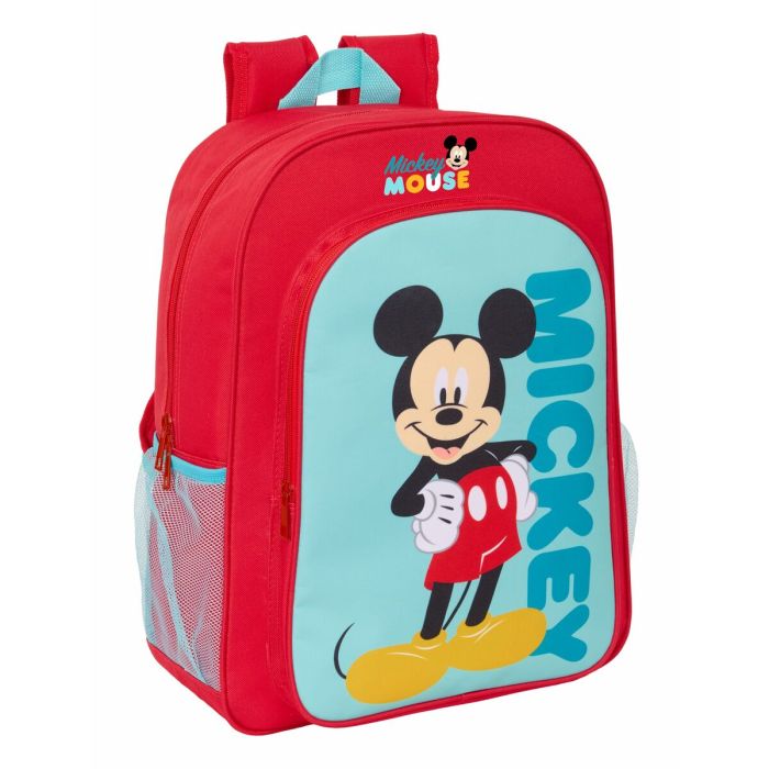 Cartable Mickey Mouse Bleu Rouge 33 x 42 x 14 cm 2