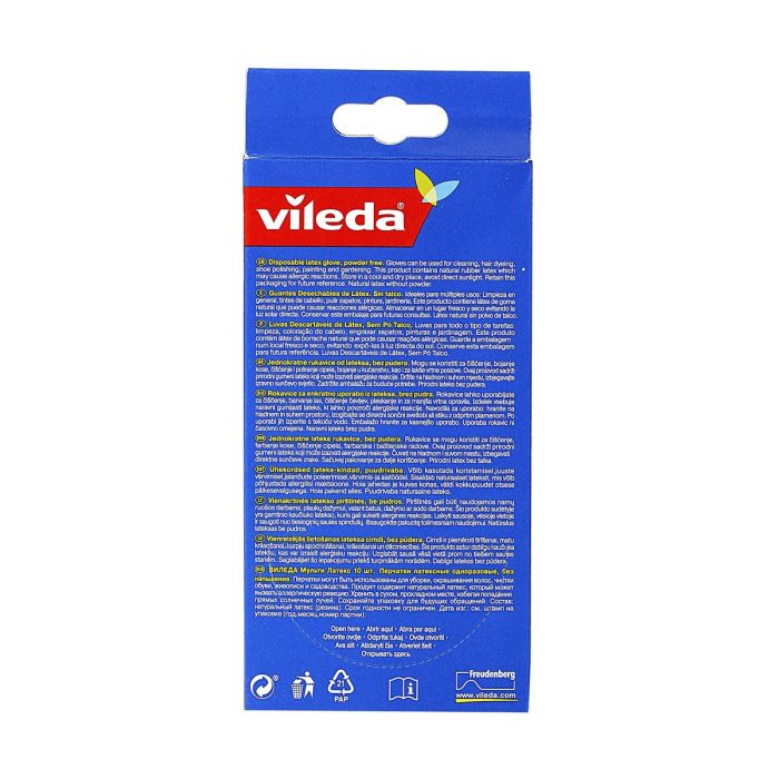 Gants Vileda 10 Pièces S/M 2