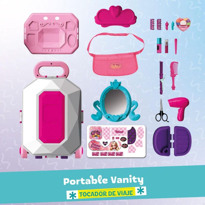 Coiffeuse jouet Colorbaby 44 X 67 X 23 CM (2 Unités) 1