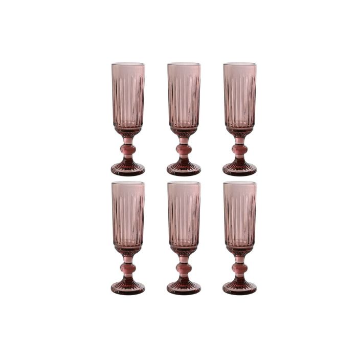 Set de Verres Home ESPRIT Rose Verre 6 x 6 x 18,4 cm (6 Unités) 0 Set de Verres Home ESPRIT Rose Verre 6 x 6 x 18,4 cm (6 Unités) 0