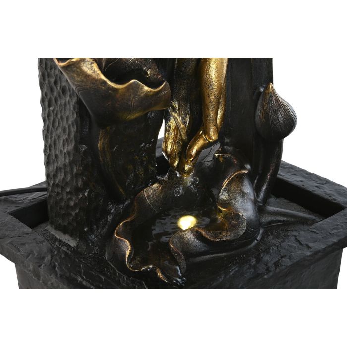 Fontaine de jardin Home ESPRIT Résine Buda Oriental 21 x 19 x 27 cm (2 Unités) 4
