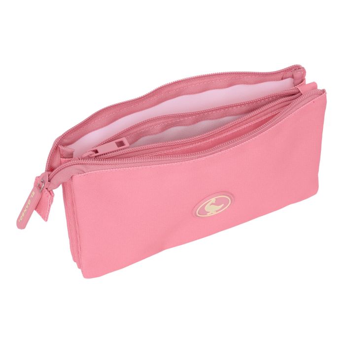 Trousse Fourre-Tout Triple El Ganso Marsala Rose 22 x 12 x 3 cm 1 Trousse Fourre-Tout Triple El Ganso Marsala Rose 22 x 12 x 3 cm 1