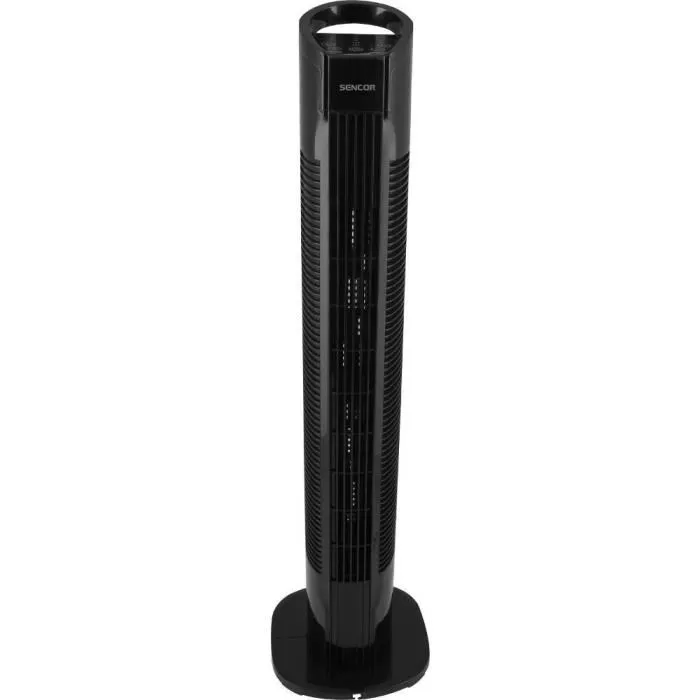 Sencor SFT 3113BK - Ventilateur colonne 31" (78,5 cm) - 3 vitesses, oscillation, télécommande, minuterie - 50W, débit max 7.38 m³/min
