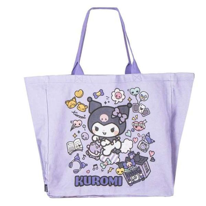 Sac à Achats Hello Kitty Kuromi Lila 48 x 43 x 17 cm