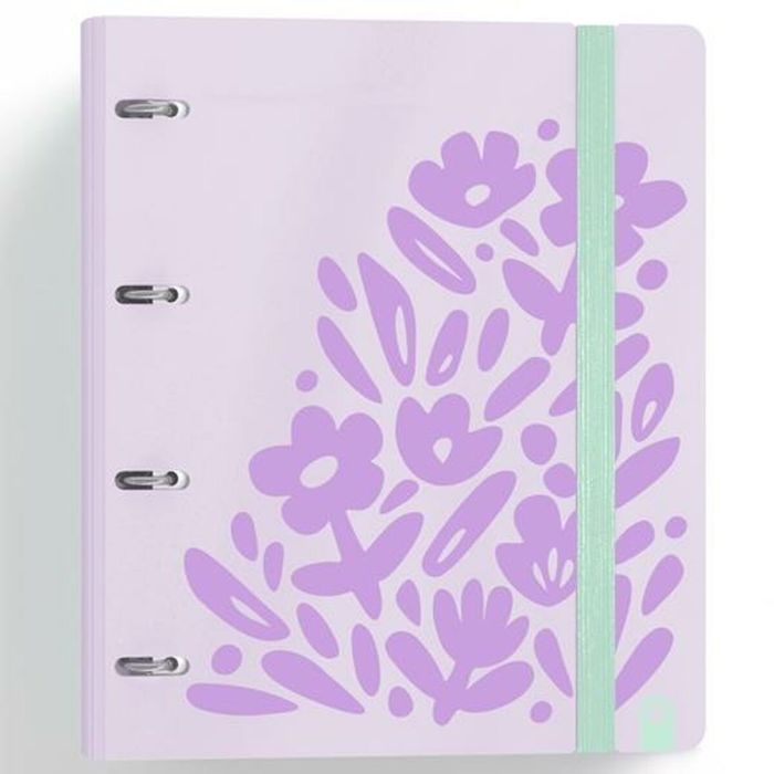 Reliure à anneaux Carchivo CARPEBLOCK Mauve A4 (8 Unités) 1