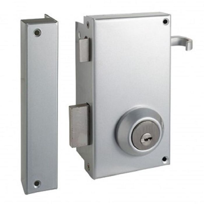 Cerradura Seg.Sobreponer Tesa Ts10T6Iac Bombillo-T60, Plateada, Mano Izquierda Tesa 1