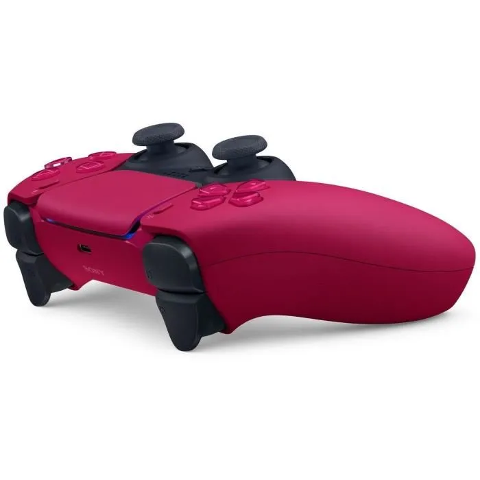 Sony - Manette sans fil DualSense Cosmic Red pour PS5 et PC - Compatible via Bluetooth et USB-C