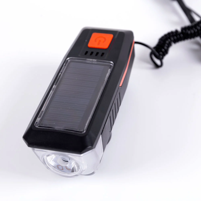 Luz Lampe Vélo Avant LED Puissante 45 Lux, Recharge USB, 3 Niveaux de Puissance, Autonomie 300min, Anti-éblouissement, Montage Facile Sans Outils 2