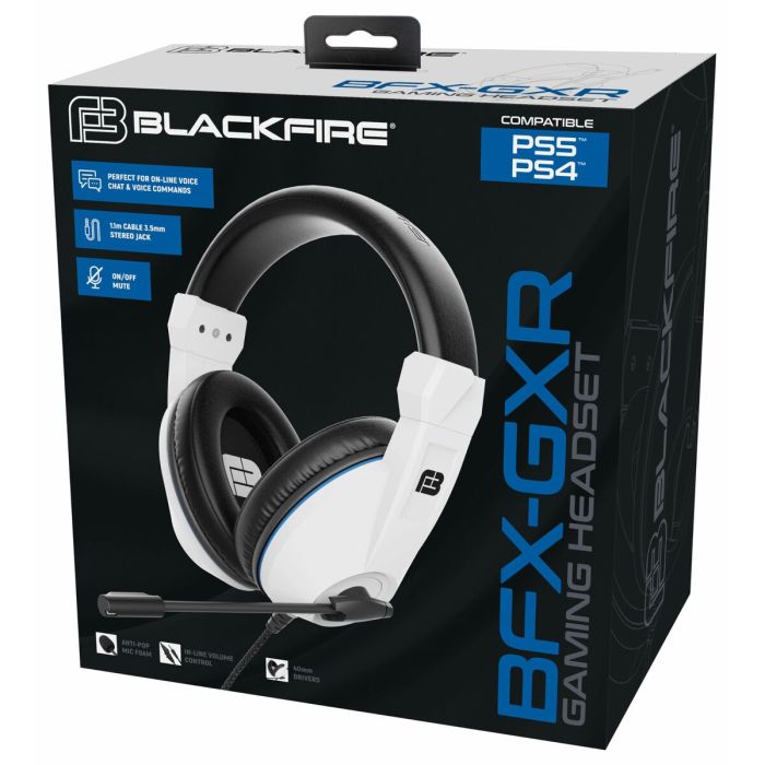 Casques avec Microphone Blackfire 5033110 Blanc 2 Casques avec Microphone Blackfire 5033110 Blanc 2