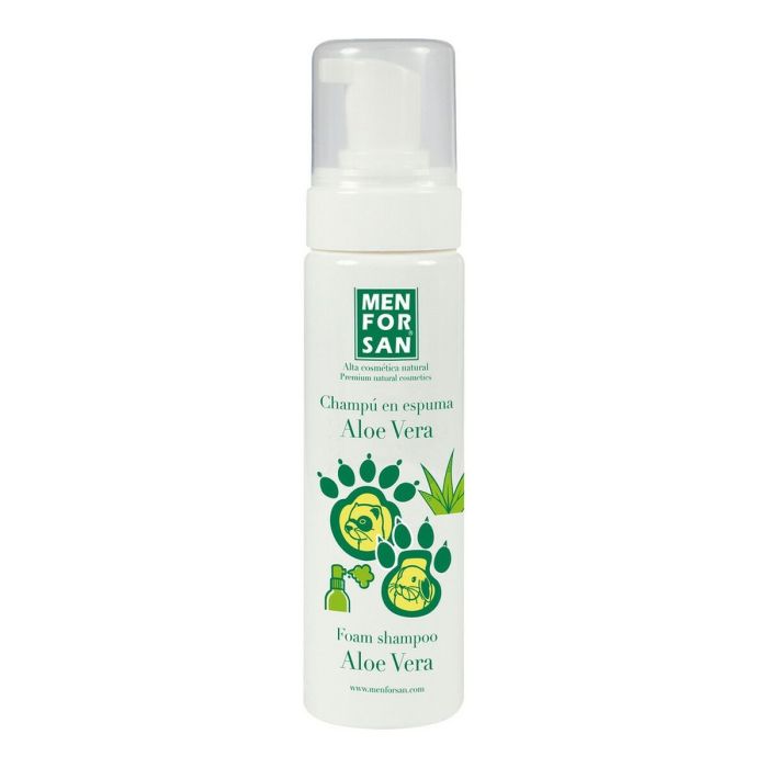 Shampooing Menforsan 200 ml Mousse Furet Rongeurs Aloe Vera