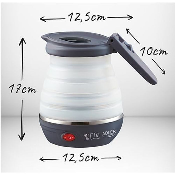 Bouilloire Adler AD 1279 Blanc Gris 20 Bouilloire Adler AD 1279 Blanc Gris 20