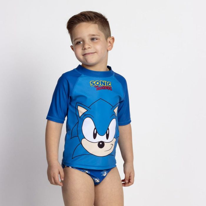 T-Shirt de Bain Sonic Bleu foncé 2