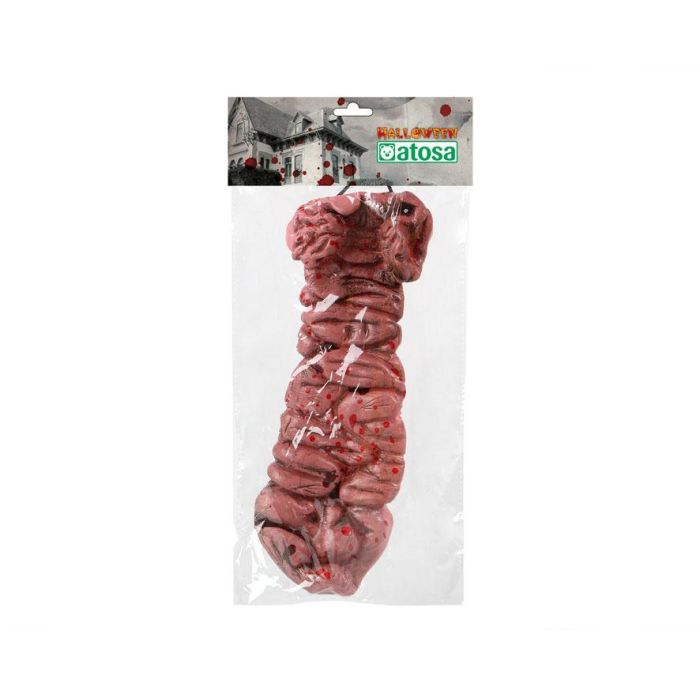 Accessoire Intestins Sanguinolents Suspendus 30x11 cm - Effet Gore pour Décoration Halloween et Fête d'Horreur