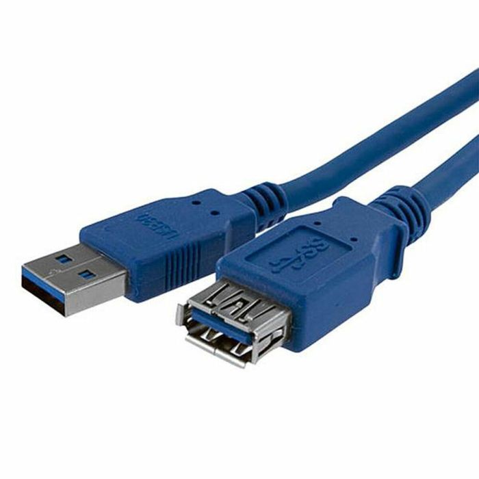 Câble USB Startech USB3SEXT1M USB A Bleu 1