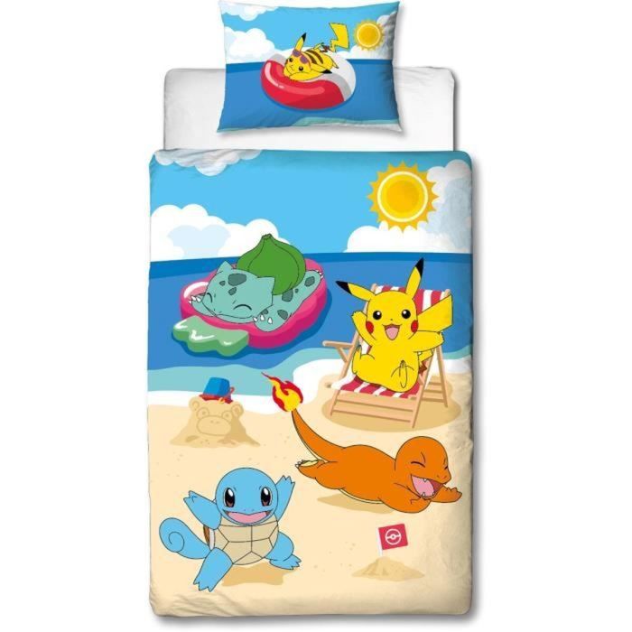 Parure de couette Pokémon Multicouleur Lit 2 persones 2 Pièces 3 Parure de couette Pokémon Multicouleur Lit 2 persones 2 Pièces 3