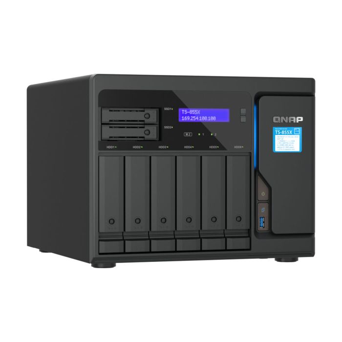 Stockage réseau Qnap TS-855X-8G Noir 2 Stockage réseau Qnap TS-855X-8G Noir 2
