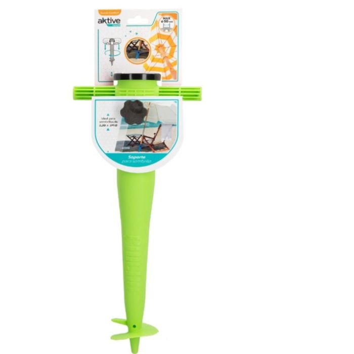 Crochet pour parasol Aktive Plastique 18,5 x 40,5 x 8 cm (6 Unités) 1 Crochet pour parasol Aktive Plastique 18,5 x 40,5 x 8 cm (6 Unités) 1