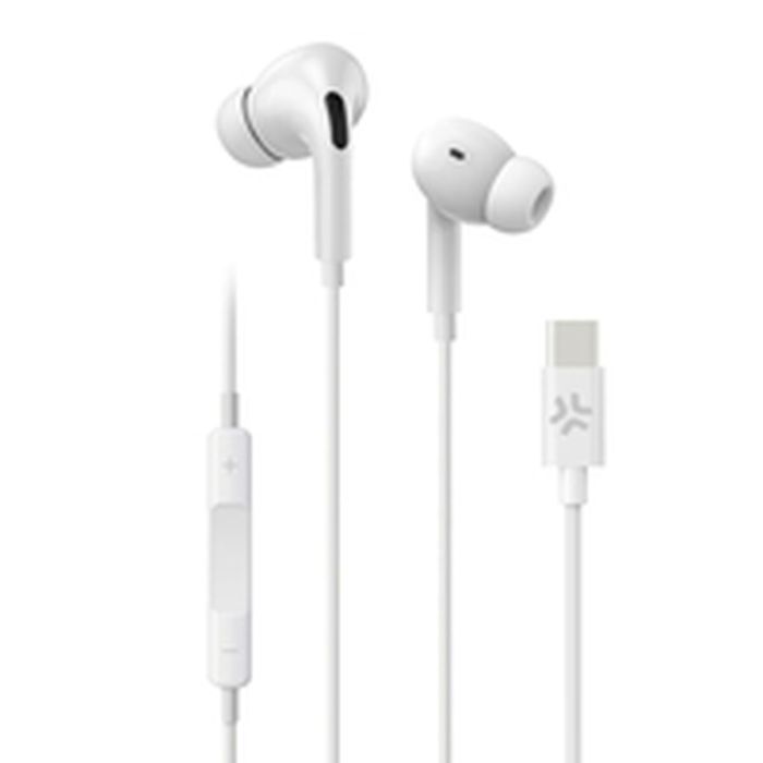 Casque Celly UP1200TYPECWH Blanc 0 Casque Celly UP1200TYPECWH Blanc 0