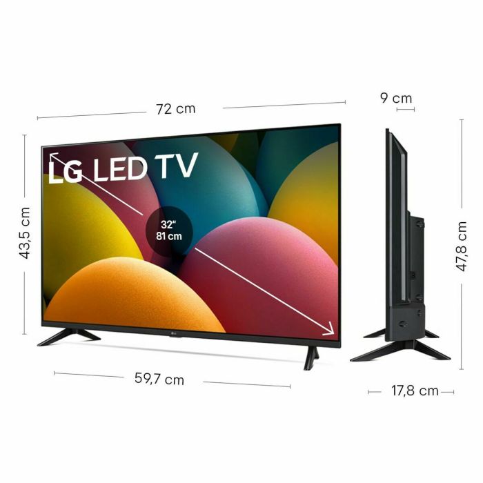 TV intelligente LG 32LR60006LA Full HD 32" LED HDR D-LED 18 TV intelligente LG 32LR60006LA Full HD 32" LED HDR D-LED 18