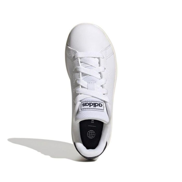 Chaussures de Sport pour Enfants Adidas Advantage Lifestyle Blanc 5