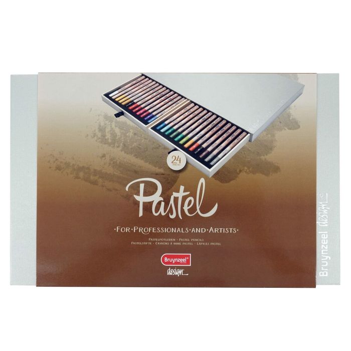 Crayon pastel Bruynzeel Design 24 Pièces Coffret Multicouleur 3