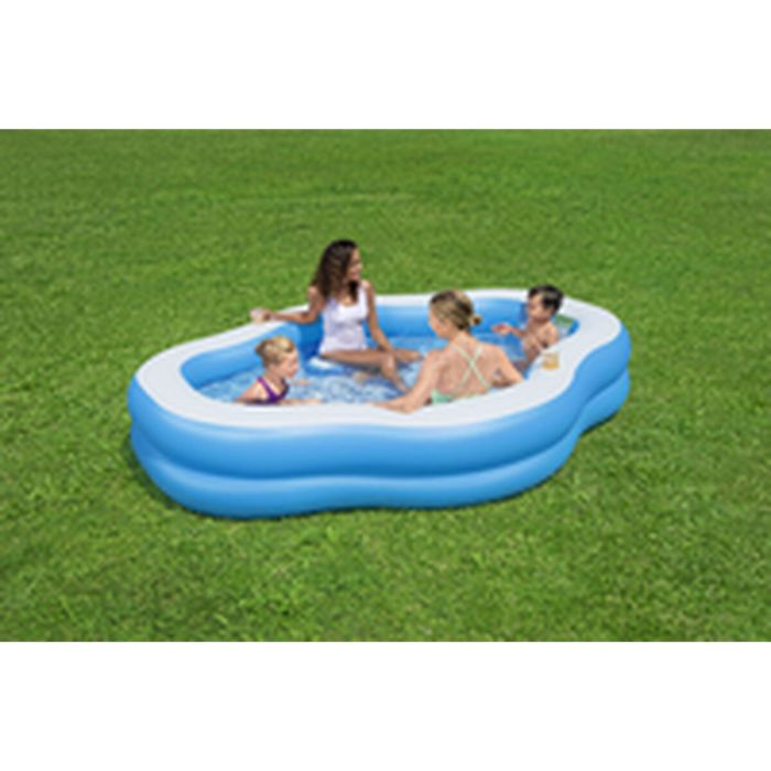 Bestway Piscine Gonflable Familiale 270x198x51 cm +6 Ans Jardin 54409 14