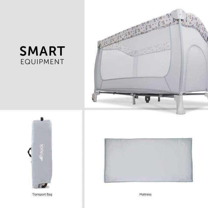 Lit de voyage - HAUCK - SLEEP N PLAY GO PLUS - 60 x 120 cm - Des la naissance - Pliable - Roulettes - Pooh Exploring 4