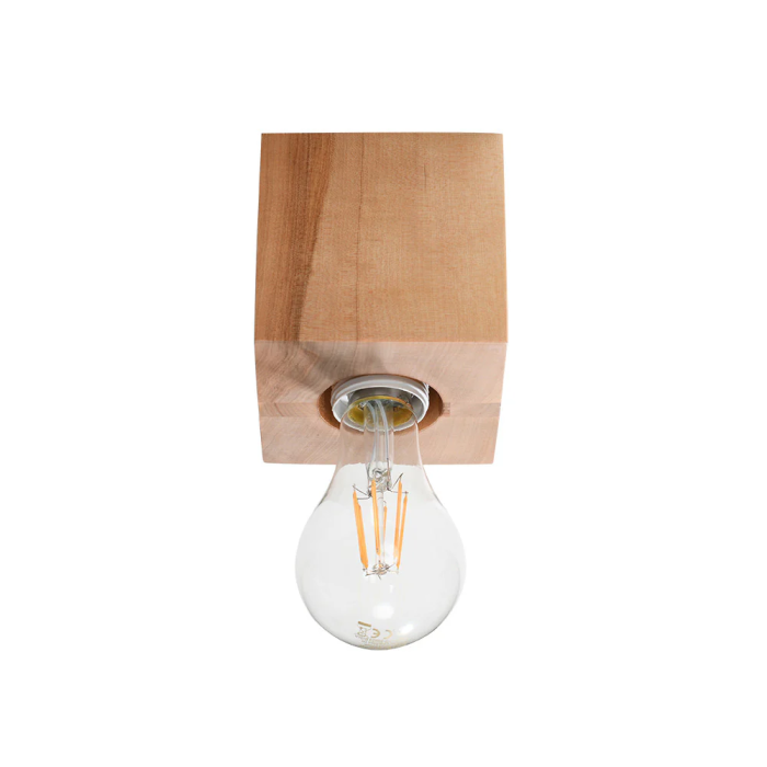 Lampe de plafond "Abel" en bois naturel SOL-SL.0675 0 Lampe de plafond "Abel" en bois naturel SOL-SL.0675 0
