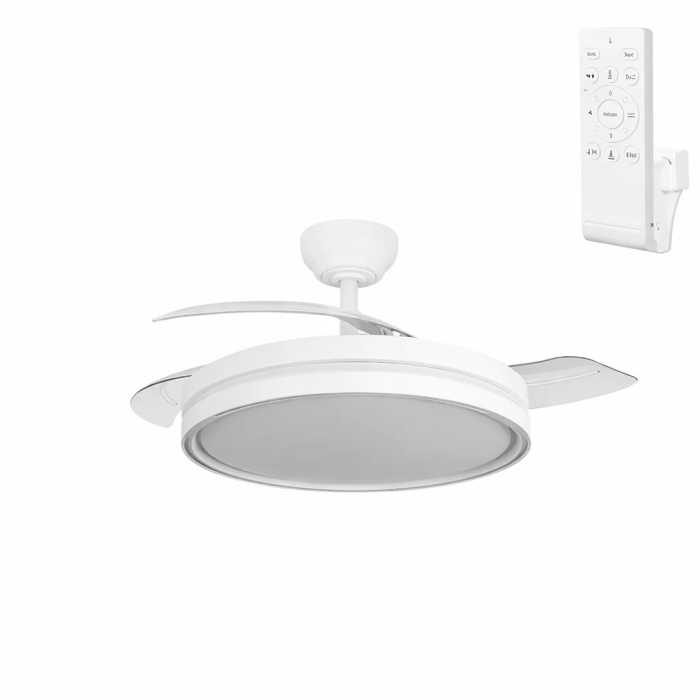 Ventilador DC Blanco 60W 6980lm 3500-4000-6500k 3 Aspas 6 Velocidades 0 Ventilador DC Blanco 60W 6980lm 3500-4000-6500k 3 Aspas 6 Velocidades 0