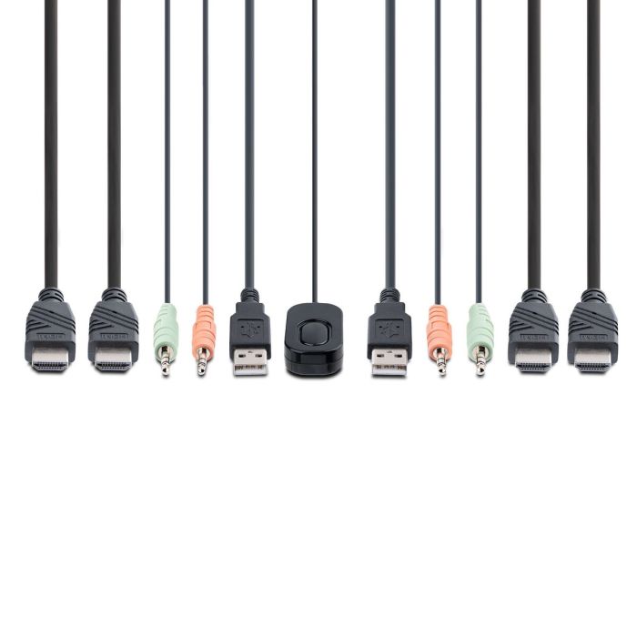 Switch KVM Startech C2-DH46-UA2-CBL-KVM 1,5 m 2