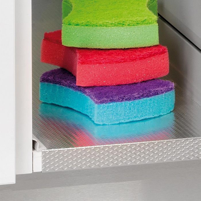 Emuca Protecteur de fond pour meuble de cuisine, 16mm, module 1.000mm, 968x580mm, Plastique et Aluminium, Aluminium naturel 2