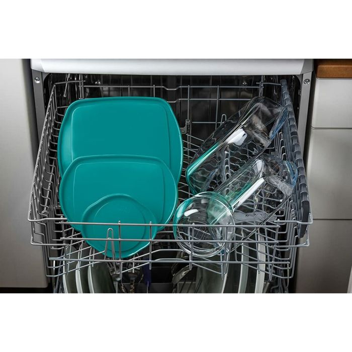 Plateau pour Four Pyrex Cook & Store 2,5 L 1,1 L 0,4 l Vert Rectangulaire 3 Pièces 2