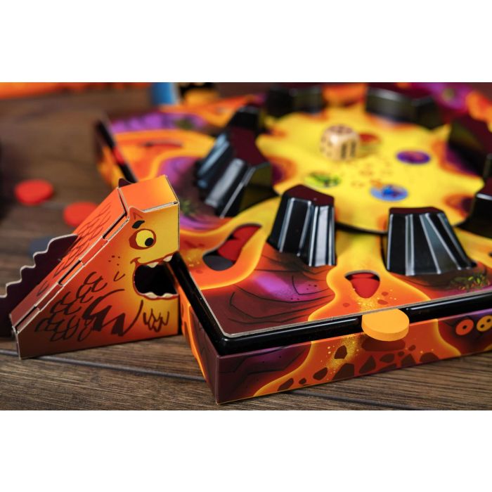 Schmidt Spiele - Délice de lave - Jeu de société de stratégie pour enfants à partir de 5 ans avec plateau volcan et figurines dragons