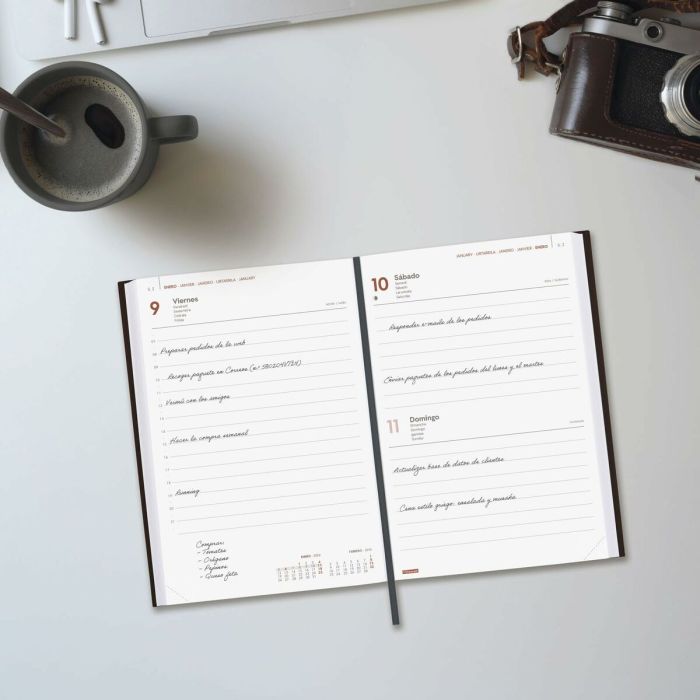 Agenda Finocam DYNAMIC MILANO Noir A5 21 x 27 cm 2026 4