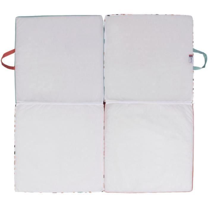 Tapis d'éveil Malin - TINEO - Tapis évolutif multifonction 3-en-1 - 120 x 120 cm - Géométrique / Animaux rigolos 2 Tapis d'éveil Malin - TINEO - Tapis évolutif multifonction 3-en-1 - 120 x 120 cm - Géométrique / Animaux rigolos 2