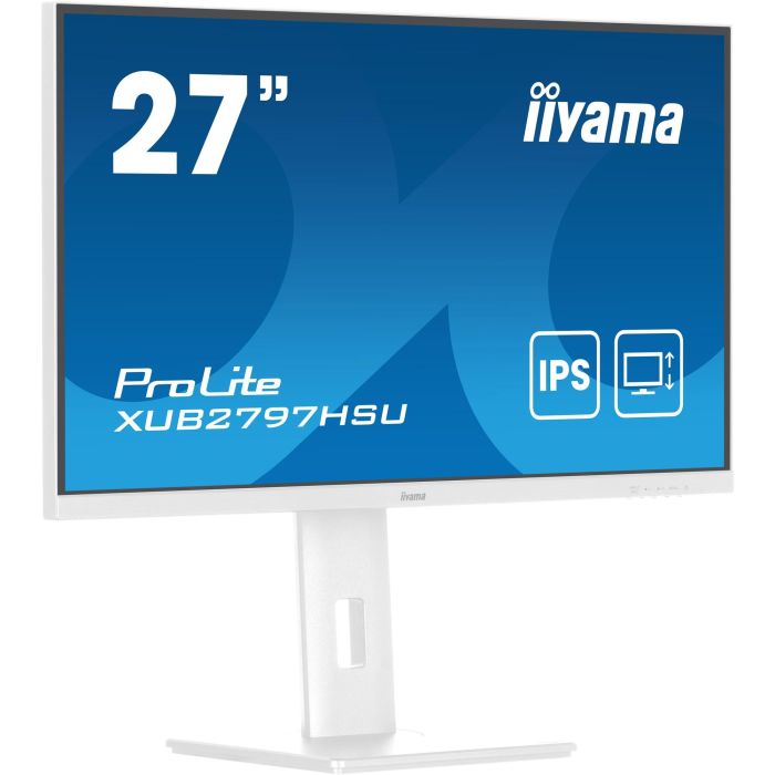 IIYAMA 68.5cm (27") XUB2797HSU-W2 16:9 HDMI+DP+2xUSB Lift 7