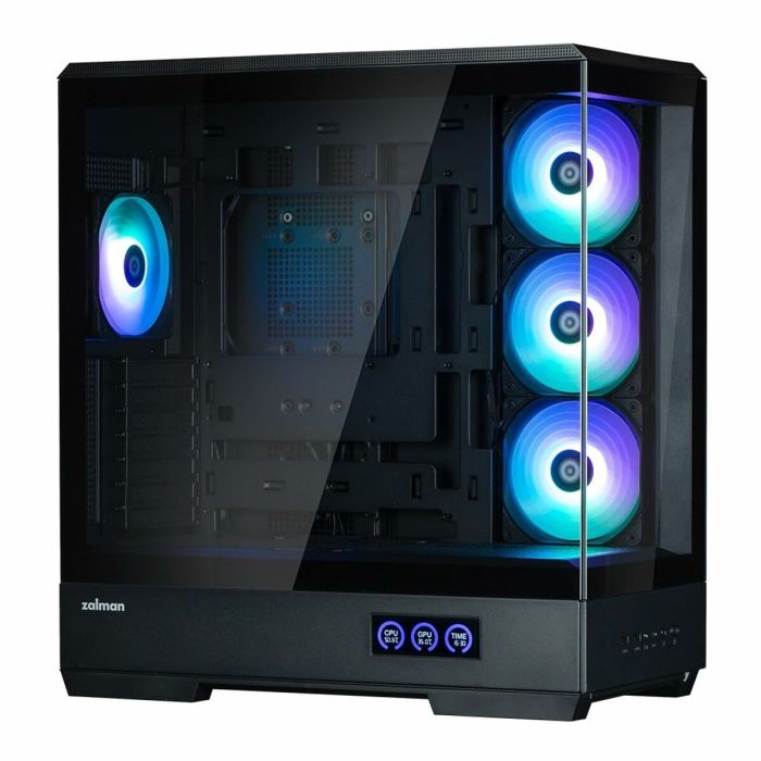 Boîtier ATX semi-tour Zalman P50 DS BLACK Noir 12
