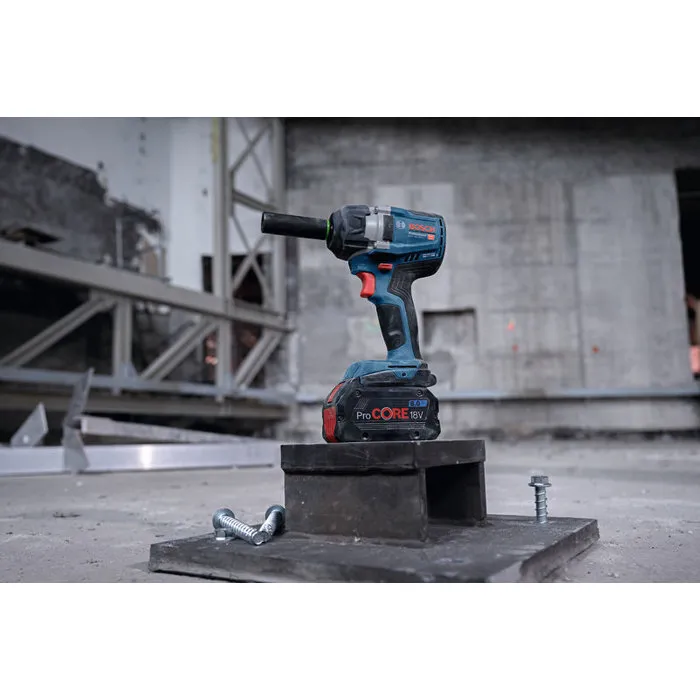 Bosch Professional Clé à chocs 18V-750 C 1/2" BITURBO Brushless (Machine seule, L-Boxx 136, module Bluetooth GCY42)