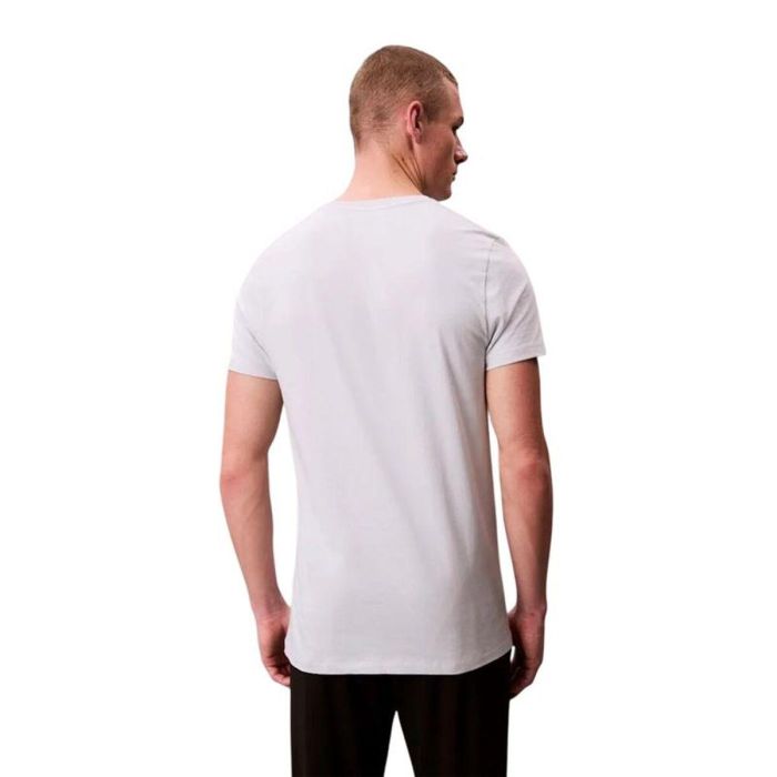 T-shirt à manches courtes homme Calvin Klein Indigo 3 Pièces M 1
