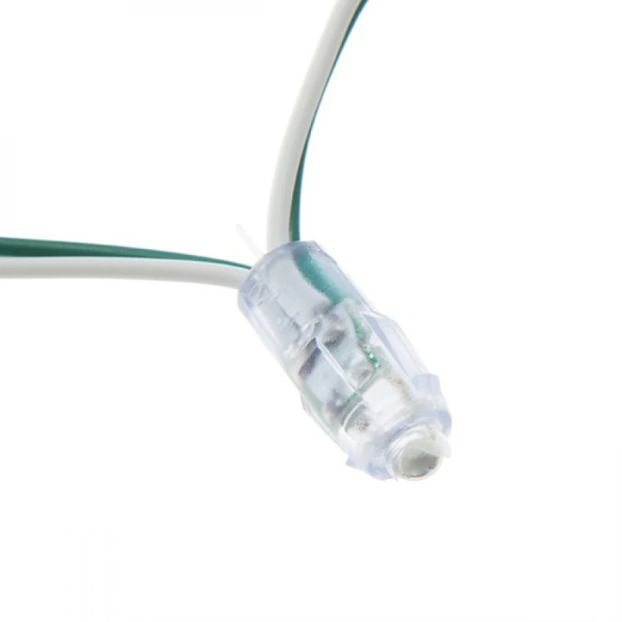 Pixel LED 0.1W 2Lm 9mm 5V Epistar Vert (Chaîne 50 Unités) 50.000H [DE-PIX-9-G] 2