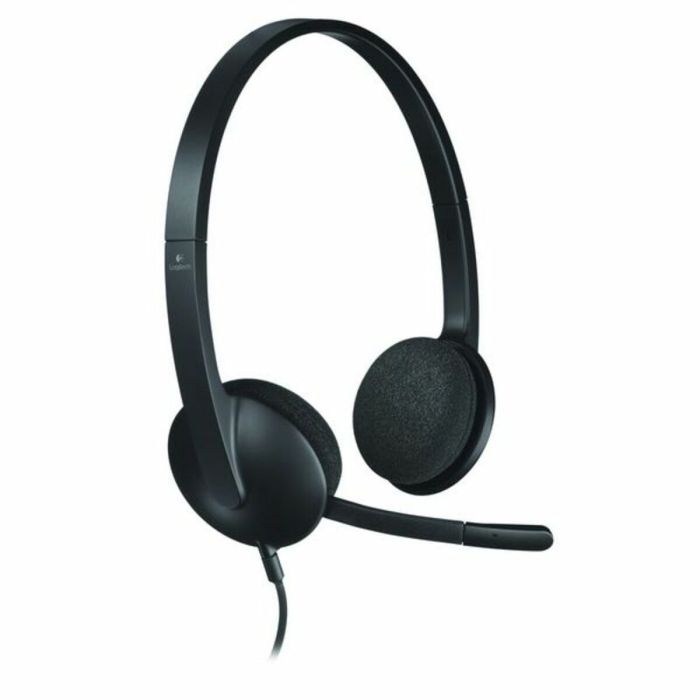 Casques avec Microphone Logitech 981-000475 USB 1,8 m Noir (1 Unités) 5 Casques avec Microphone Logitech 981-000475 USB 1,8 m Noir (1 Unités) 5