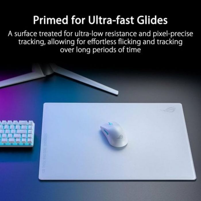 Tapis de Souris Asus ROG Moonstone Ace L Blanc 5
