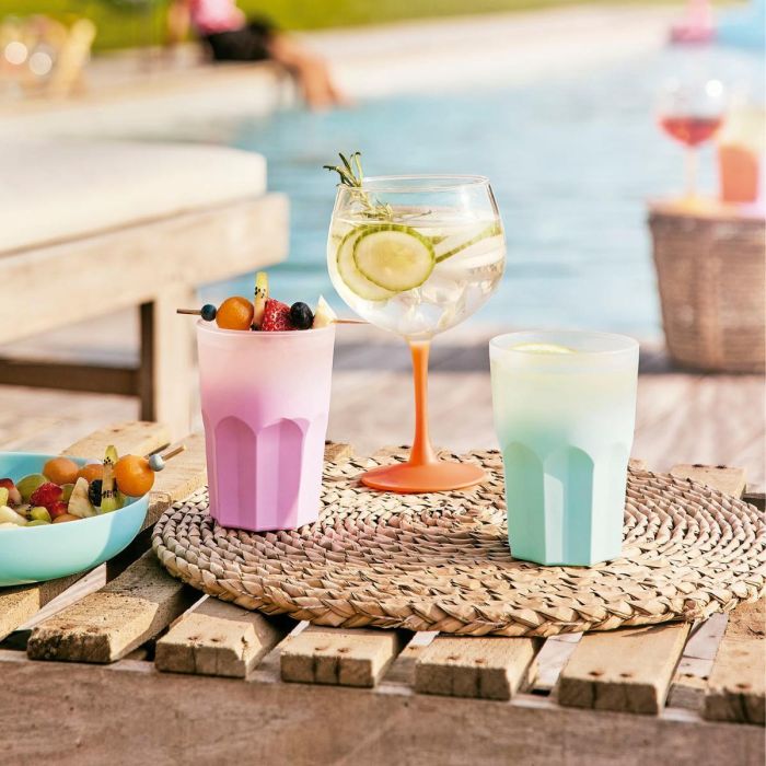 Vaso Alto Vidrio Summer Pop Luminarc 40 cL (6 Unidades) 4 Vaso Alto Vidrio Summer Pop Luminarc 40 cL (6 Unidades) 4