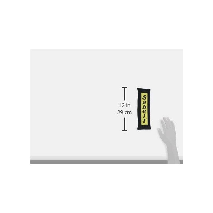 Sabelt Almohadillas SB475020 Housse Épaule Velcro Noir 75 mm