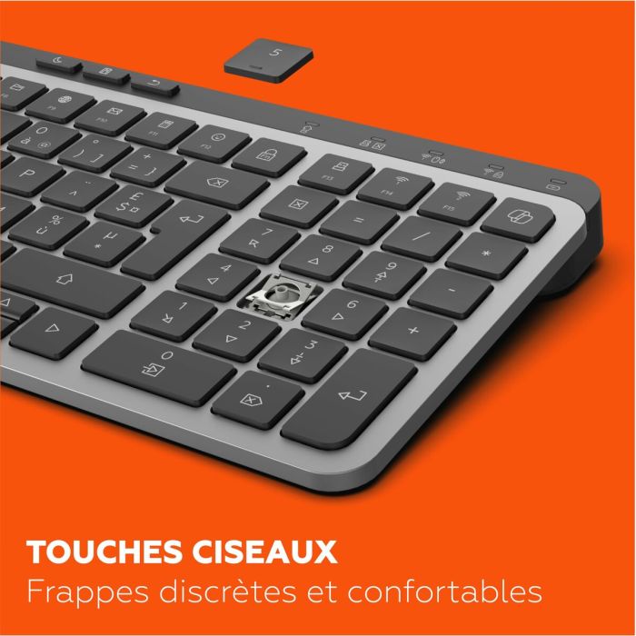 Clavier Mobility Lab KP450W Compact Noir Gris 5