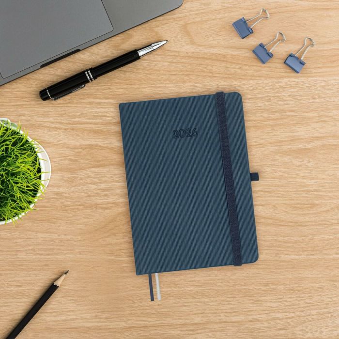 Agenda Finocam MÍNIMAL TEXTURA Bleu 11,8 x 16,8 cm 2026 6 Agenda Finocam MÍNIMAL TEXTURA Bleu 11,8 x 16,8 cm 2026 6