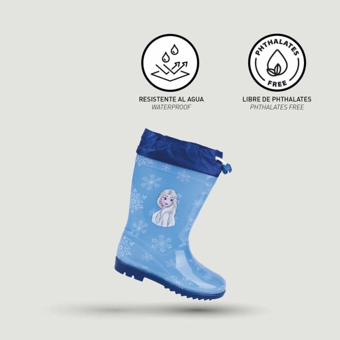 Bottes en Caoutchouc pour Enfants Frozen Bleu 2